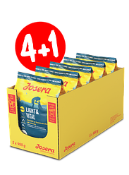 Акція! Сухий корм Josera Light Vital (Йозера Лайт Вітал для зниження ваги) 900 г 4ШТ + 1ШТ у подарунок!