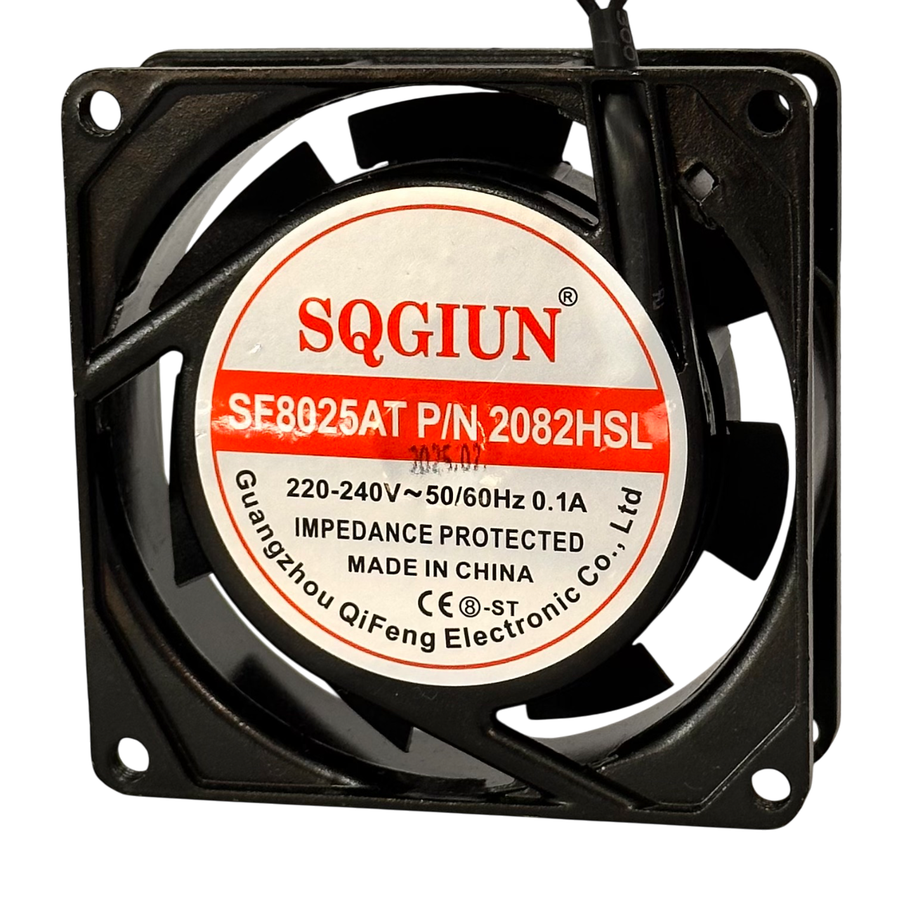 Кулер, вентилятор охолодження DC 220В 0.1А 22Вт 80x80x25мм SF8025AT 2082HSL