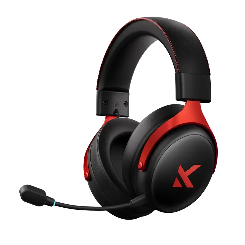 Ігрові бездротові навушники MCHOSE V9 Pro — 7.1 звук, 2.4 ГГц, до 250 годин, шумозаглушення, алюмінієва рам, фото 1