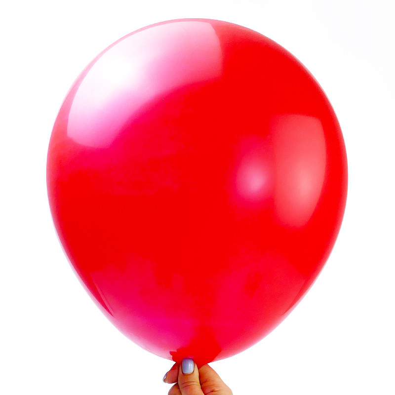Велика Повітряна Куля Latex Balloon 18 дюймів 45 см Червоний (01423)