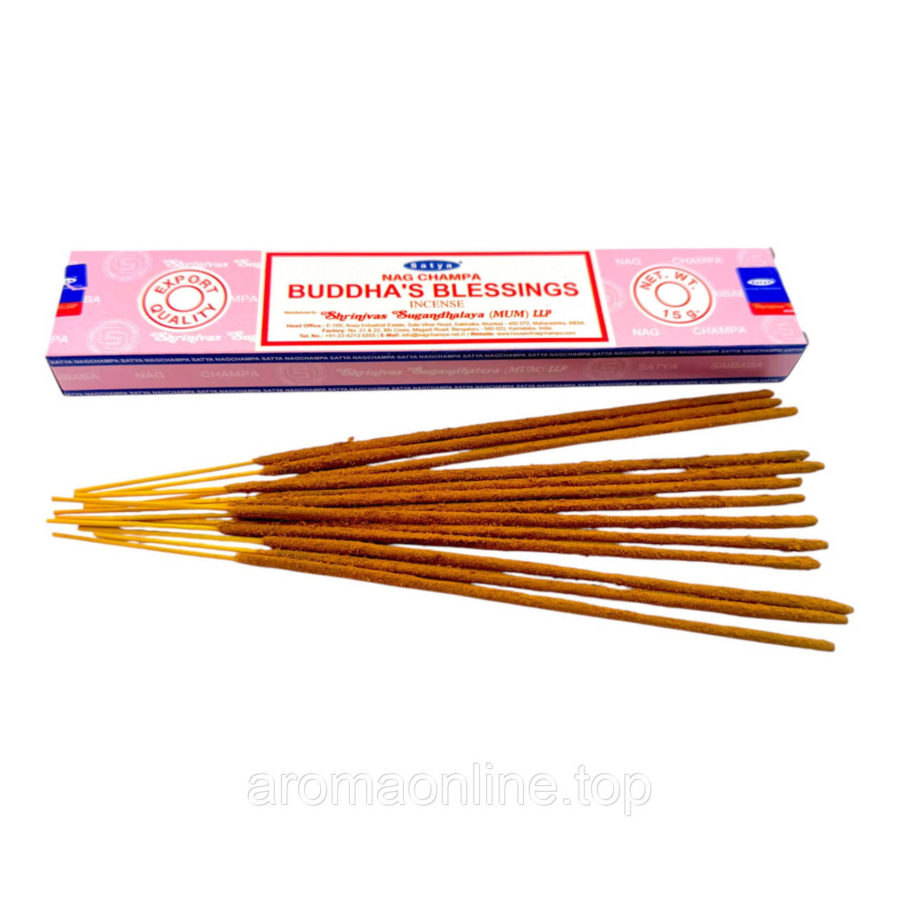 Аромапалочки Buddha's Blessings (Благословення Будди)(15 гр.)(Satya), фото 1