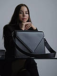 Жіноча сумка 93530 крос-боді чорна, фото 8