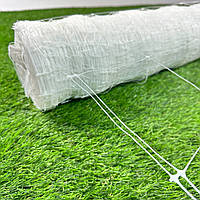 Квіткова сітка Біла 12.5×12.5 см 1 м × 500 м Сітка для квітів Професійна квіткова сітка з комірками