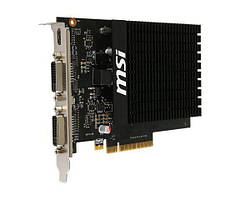 Відеокарта Nvidia GeForce GT 710 2GB MSI (GT 710 2GD3H H2D) DDR3, 64bit (Mini HDMI, 2*DVI) бу