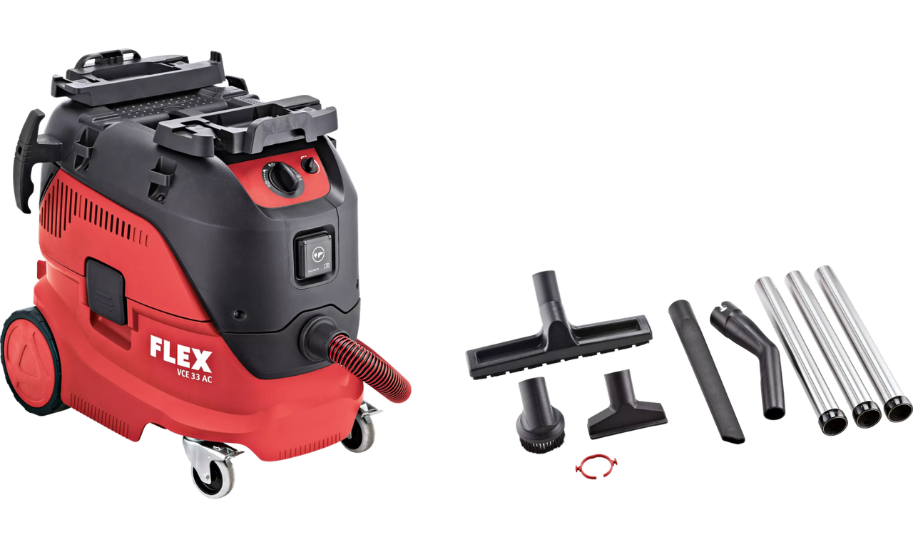 FLEX VCE 33 L AC-Set Пилосос з автоматичним очищенням фільтра, 30 л, клас L