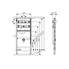 Інсталяція для пісуару TECE Profil 194242 9320008, фото 2