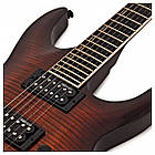 Електрогітара LTD H-200FM (Dark Brown Sunburst), фото 4