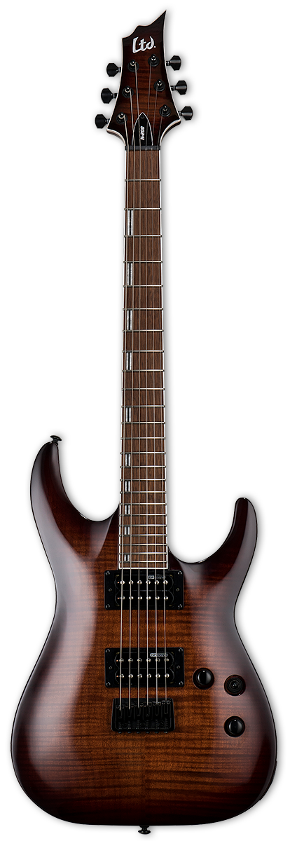 Електрогітара LTD H-200FM (Dark Brown Sunburst)