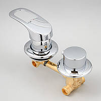 Змішувач для душової кабіни, гідробоксу G2-10 на 2 положення.