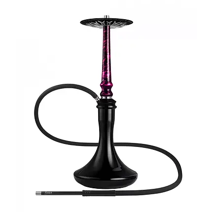 Кальян Tiaga Hookah Astra, ніжно-рожевий, витончений стиль, висота 53 см на колбі Craft Black, фото 1