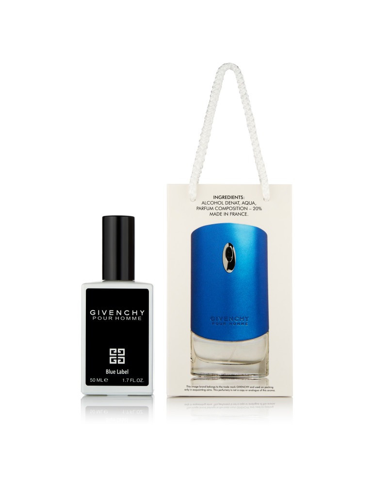 Gvench Blue Label - Travel Perfume 50ml, фото 1
