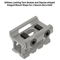 Компенсатор висоти Leapers UTG UNIVERSAL, Weaver/Picatinny, L 40 мм, H 21 мм (MT-RSX8S), фото 5