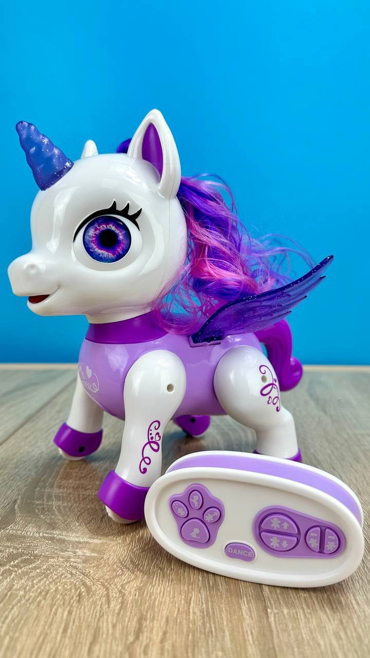 Поні на радіокеруванні SM 05 Z (36) звук, підсвічування, ходить, танцює, приймає різні положення, пульт 2.4Ghz, USB-кабель, в, фото 1