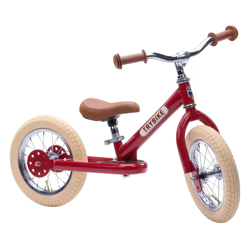 Біговел Trybike балансуючий рубіновий (TBS-2-RED-VIN), фото 1