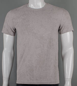 Футболка батал Мармур 2500б (Уп.4шт 3XL,4XL), Світло-сірий