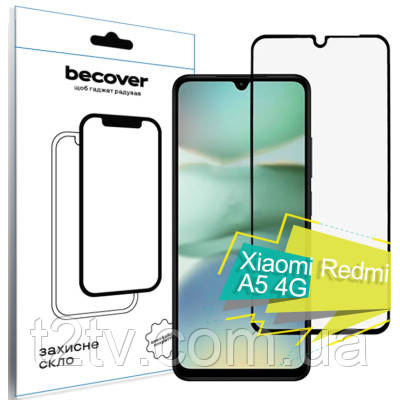Скло захисне BeCover Xiaomi Redmi A5 4G Black (713418), фото 1