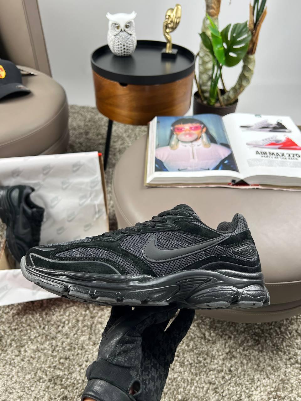 Чоловічі кросівки Nike Shield Dark Grey Black, кеди чоловічі замша шкіра текстиль сірі. Чоловіче взуття, фото 1