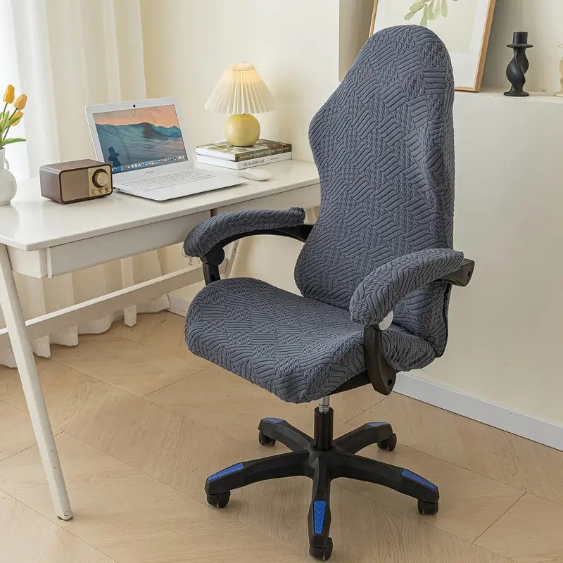 Чохол для ігрового комп'ютерного офісного крісла | Чохол на ігрове комп'ютерне офісне крісло | комплект 4 елементи Cheh-dia-1