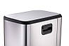 Відро для сміття з плавним закриванням прямокутне Mixxus Cubic-TC0105 SS Color 5 л колір неіржавка (M, фото 4