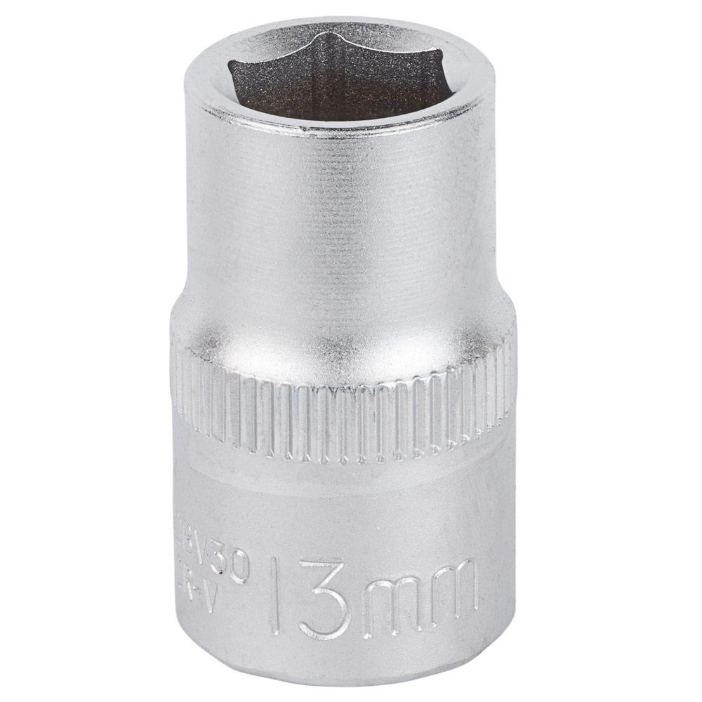 Насадка шестигранна коротка 1/2" 13 мм CrV mid SIGMA (6071131)