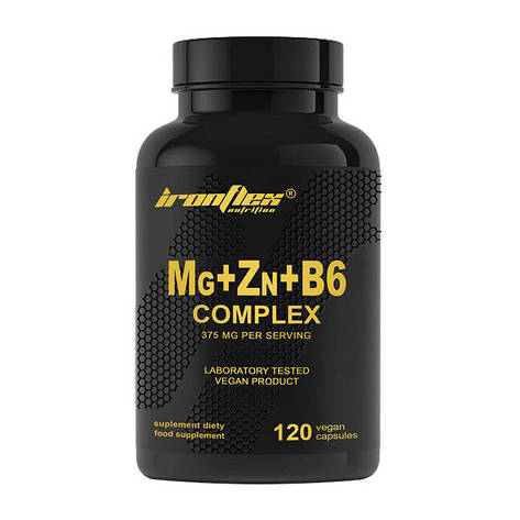 Mg+Zn+B6 Complex 375 mg (120 veg caps), фото 1