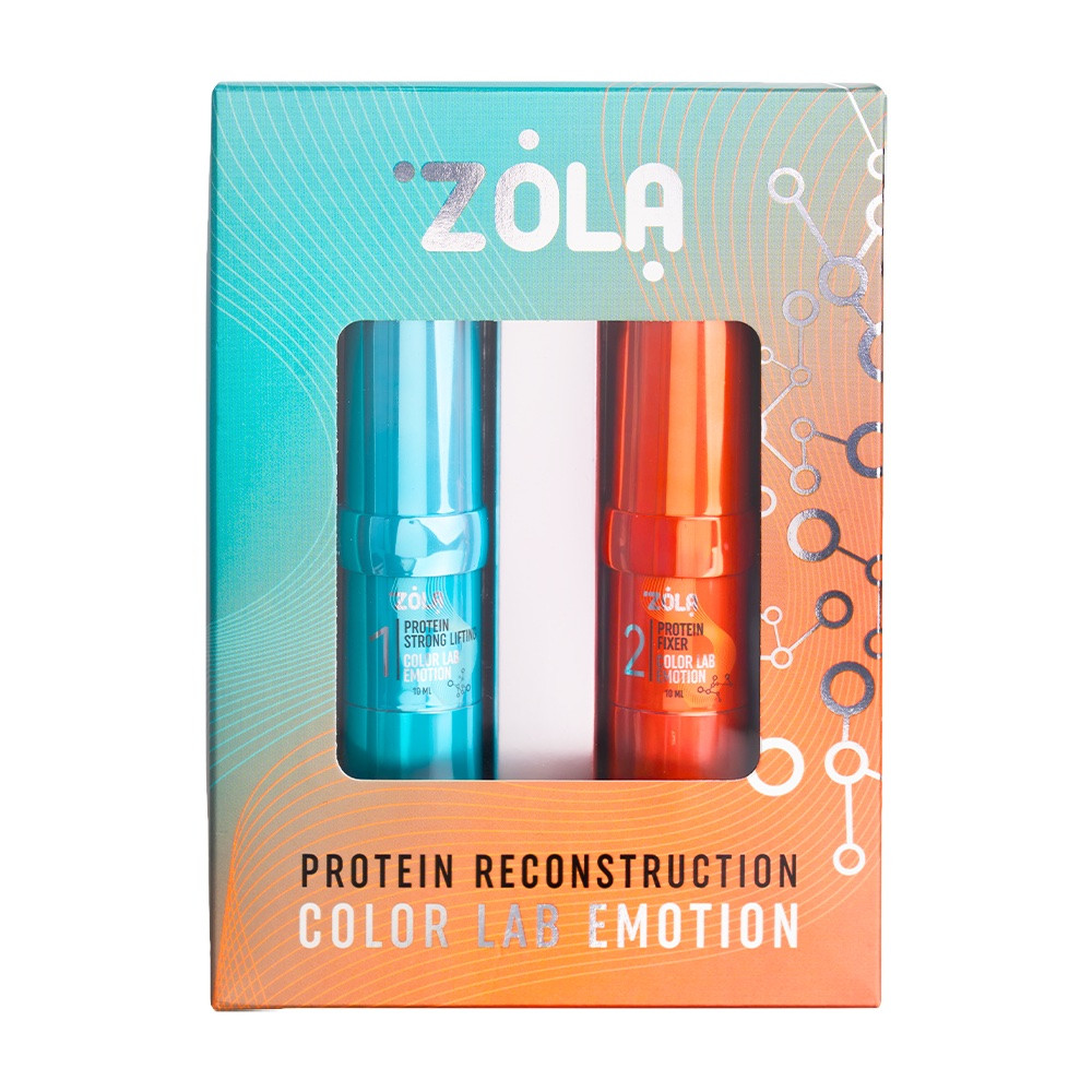 Набір для ламінування вій та брів ZOLA Emotion color lab protein reconstruction system