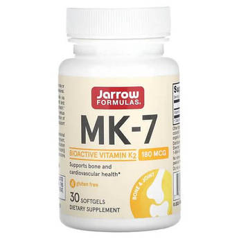 Jarrow Formulas MK-7 180 mcg 30 рідких капсул