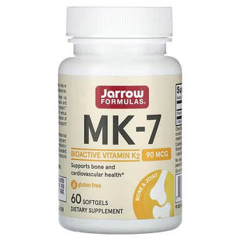 Jarrow Formulas MK-7 90 mcg 60 рідких капсул