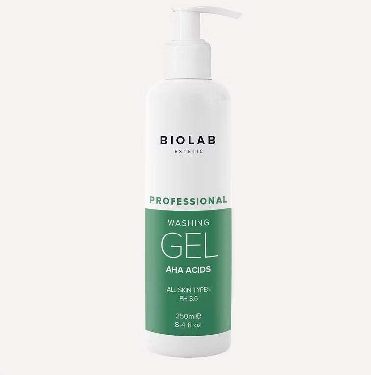 Гель для вмивання з кислотами АХА Washing Gel AXA Acids BIOLAB Estetic, 250 мл
