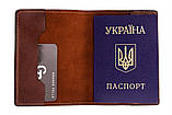 Обкладинка на паспорт GP 252623 шкіряна, фото 3