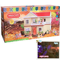 Будиночок Happy Family 1512 великий зі світлом (аналог Sylvanian Families), фото 2