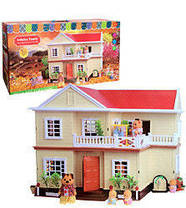 Будиночок Happy Family 1512 великий зі світлом (аналог Sylvanian Families), фото 2