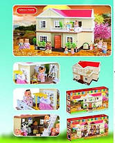 Будиночок Happy Family 1512 великий зі світлом (аналог Sylvanian Families), фото 3