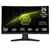Монітор MSI 23.6" MAG 244C VA Black Curved 180Hz