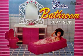 Меблі Gloria для ляльок 94013 Ванна кімната