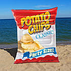 Надувний плотик 178x140 см для плавання та відпочинку на воді Пачка Чіпсів Intex 58776 Стильний надувний плотик, фото 3