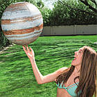 Пляжний надувний м'яч 61 см з LED підсвічуванням Юпітер Bestway 31043  Надувний м'яч для басейну, фото 3