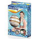 Пляжний надувний м'яч 61 см з LED підсвічуванням Юпітер Bestway 31043  Надувний м'яч для басейну, фото 10