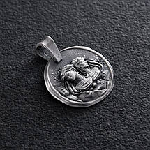 Срібний кулон Знак зодіаку Близнюки 133221близнюки Онікс, фото 6