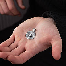 Срібний кулон Знак зодіаку Стрілець 133221стреліль Онікс, фото 6