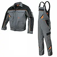 Робочий костюм Professional Grey куртка та напівкомбінезон