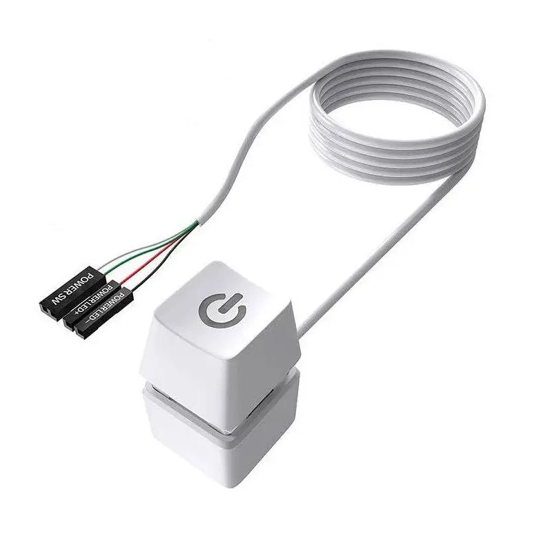 Виносна кнопка для включення ПК біла 1,8m, фото 1