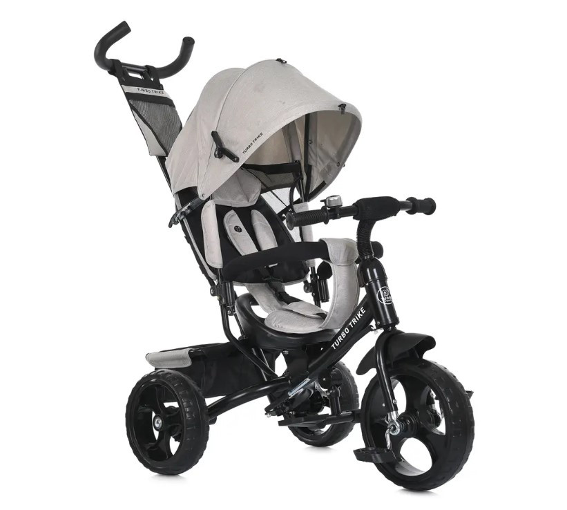 Велосипед триколісний Turbotrike з бежевою ручкою MT 1005-12, фото 1