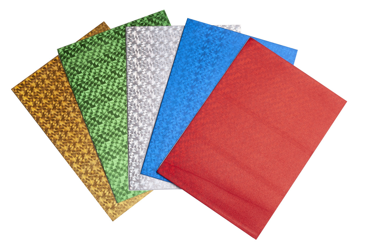 Фоаміран голограф. з клейк. шаром, А4, 5 л. - 5 кол. 2 мм, KIDS Line, фото 1