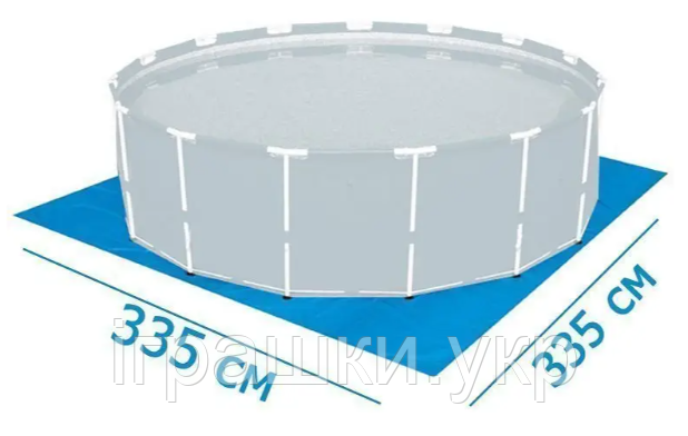 Підстилка для басейну Bestway 58001, 335 х 335 см, фото 1