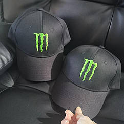 Бейсболка Монстер Monster Energy GP чорна кепка