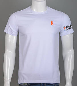 Футболка чоловіча NO limit 2528м (Уп.4шт M-XXL), Білий