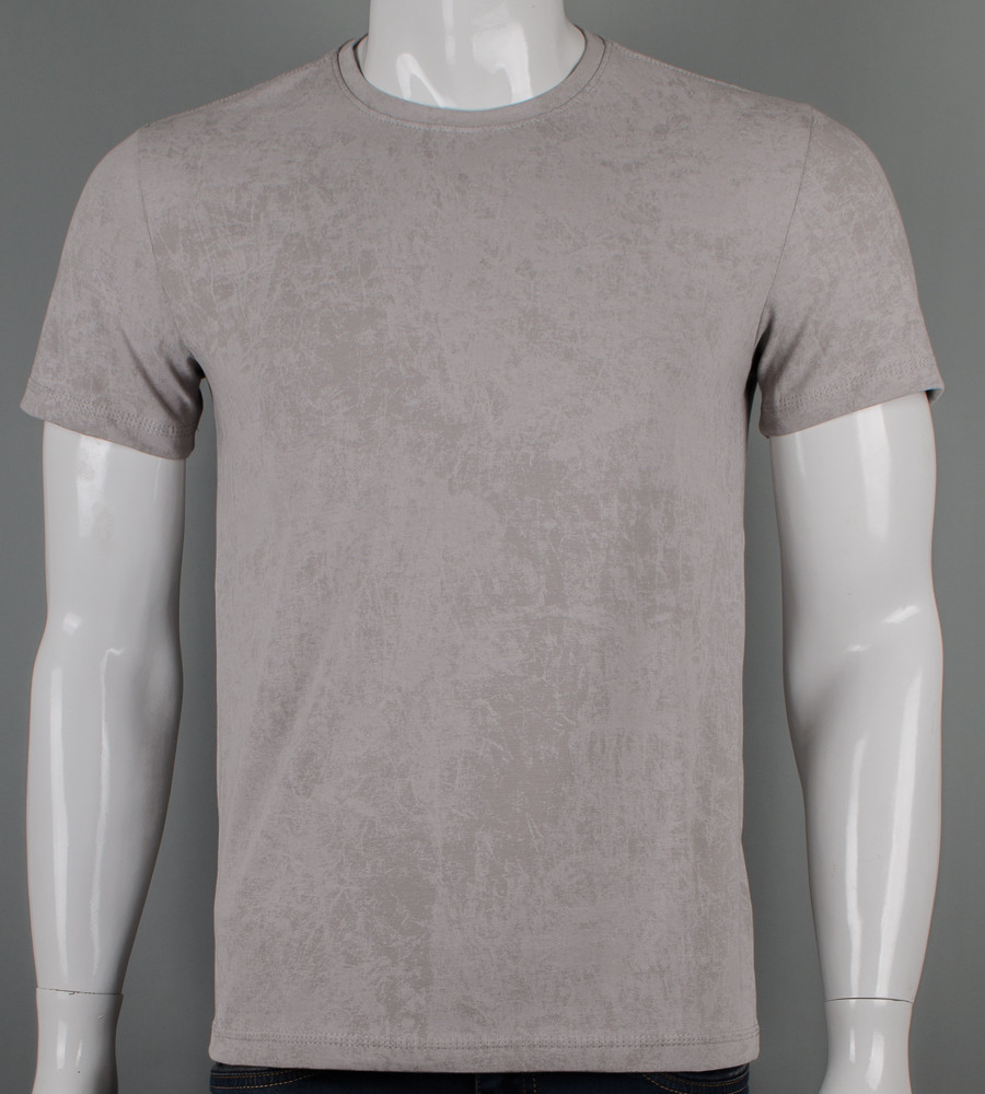 Футболка батал Мармур 2500б (Уп.4шт 3XL,4XL), Світло-сірий, фото 1