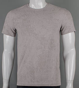 Футболка батал Мармур 2500б (Уп.4шт 3XL,4XL), Світло-сірий