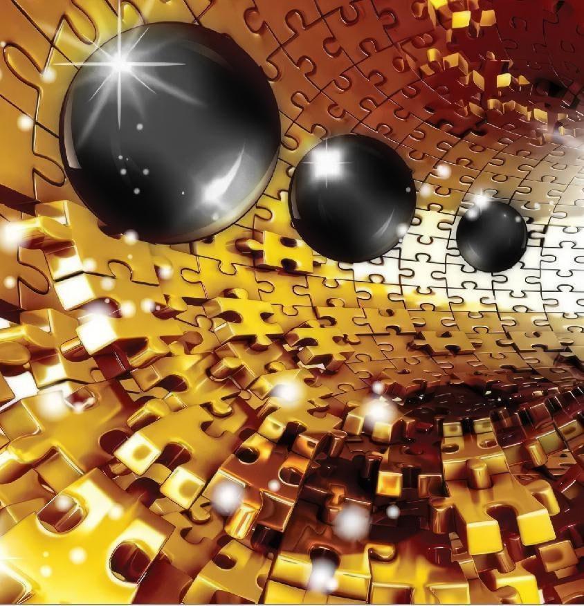 Фотошпалери вінілові 3D 280x270 см Тунель та кулі Найкраща якість, фото 1